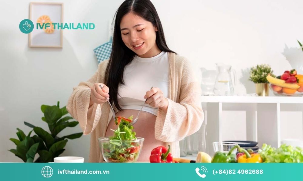 Chế độ dinh dưỡng giúp mẹ khỏe, con phát triển tốt