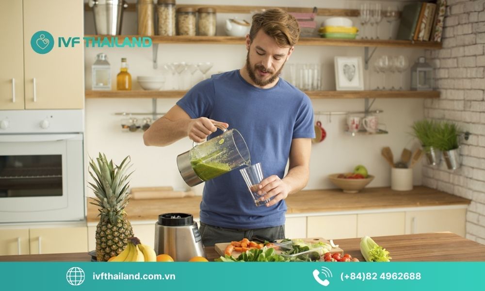 Chế độ dinh dưỡng nam giới nên quan tâm trước khi vợ mang thai