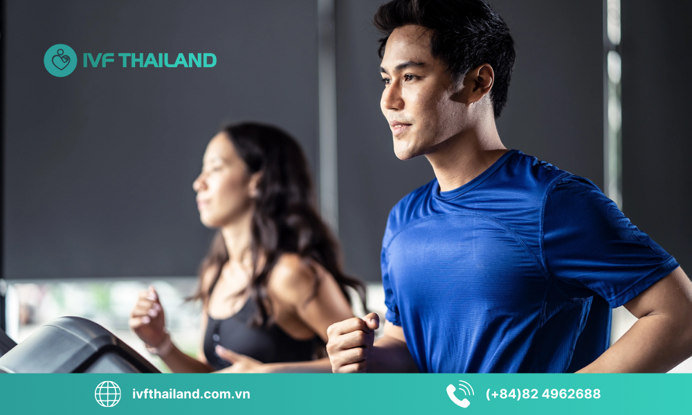 Tập luyện quá mức ảnh hưởng đến khả năng thụ thai ở nam giới