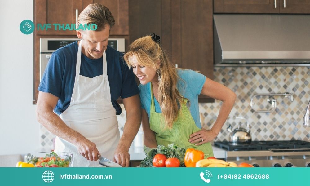 Xây dựng thói quen sống lành mạnh để tăng khả năng thụ thai